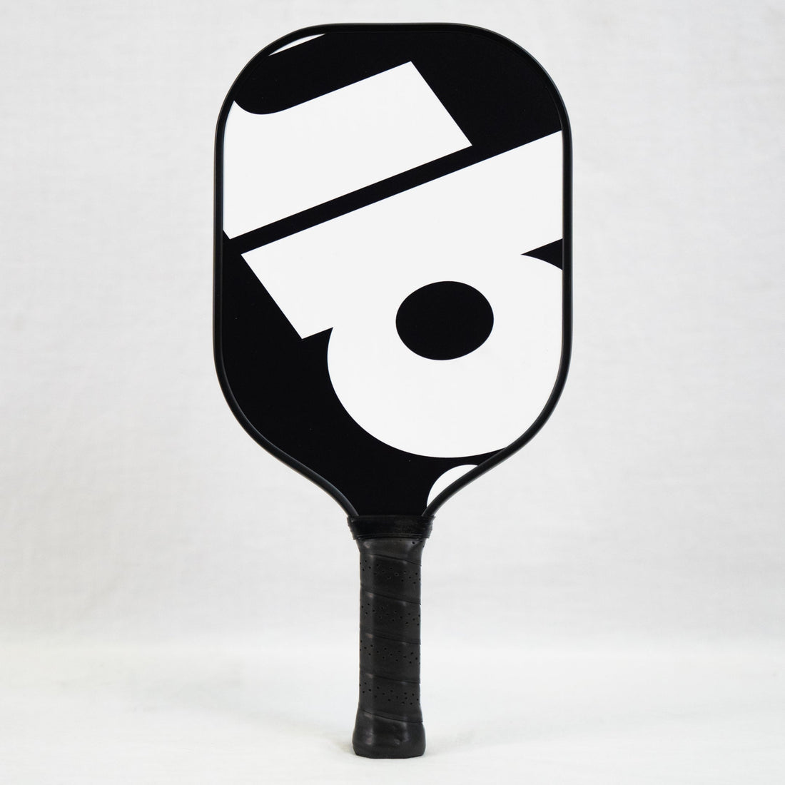 black and white simple pickleball paddle for beginners 