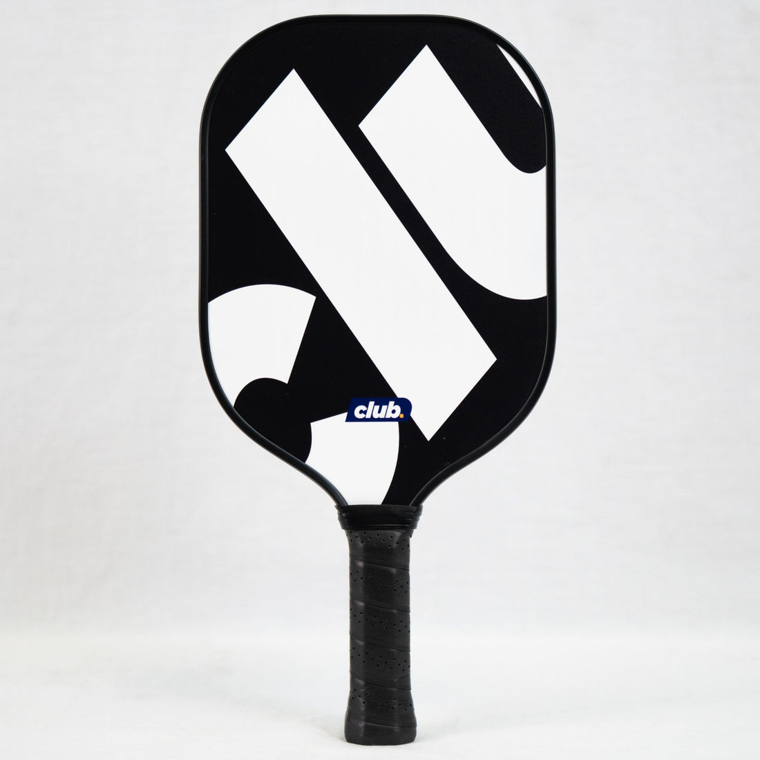black and white simple pickleball paddle for beginners 