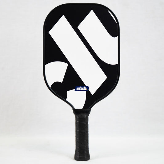 black and white simple pickleball paddle for beginners #style_bread
