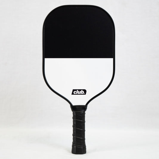 black and white pickleball paddle for beginners #style_dipped
