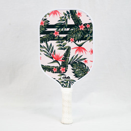 green floral pickleball paddle from club pickleball co #style_oasis